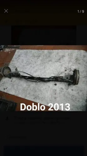 Eixo traseiro Doblo 13