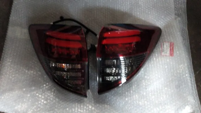 Lanterna de led honda hrv e tampa de mala com vidro 20/21