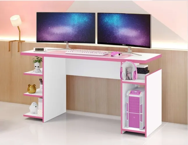sala escritório mesa gamer