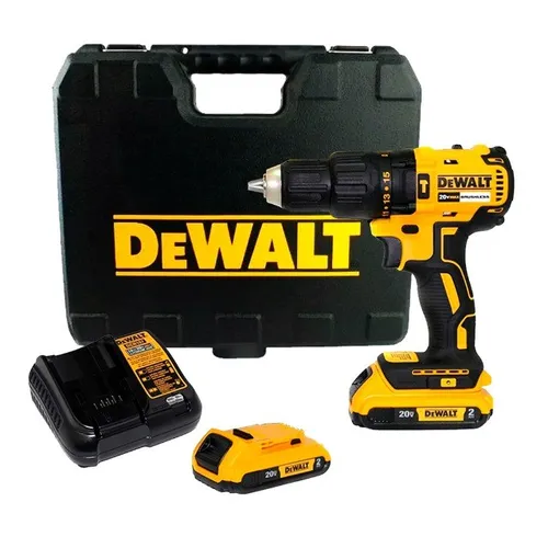 Parafusadeira/Furadeira de Impacto Brushless com 2 Baterias 2Ah 20V Max* 65Nm Dewalt