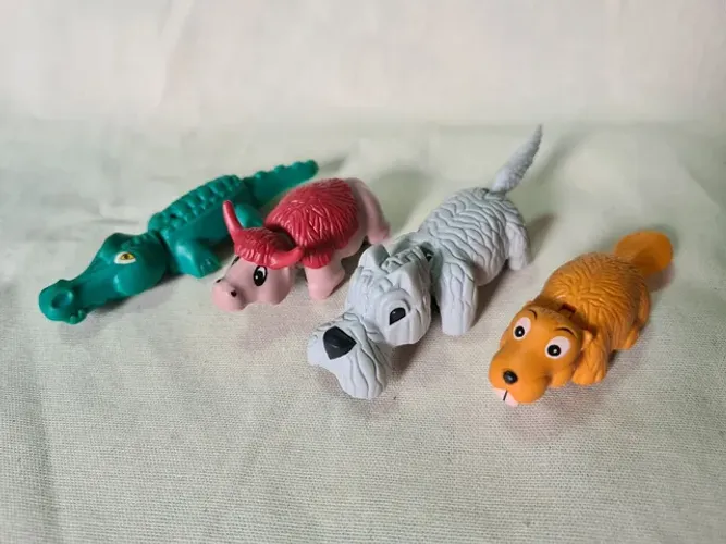 Animais kinder ovo anos 90