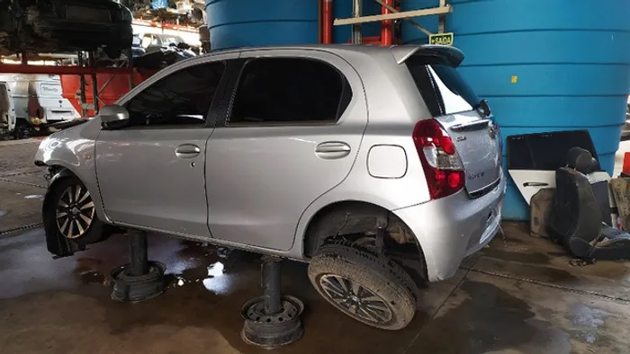 Peças usadas Toyota Etios 2014 2014 1.5 8v flex 96cv câmbio manual
