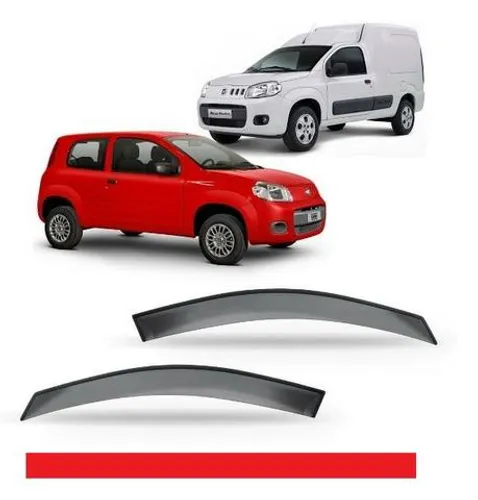 Calha De Chuva Defletor Fiat Novo Uno Fiorino 2p todos peugs gctku
