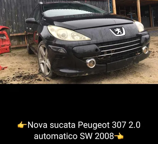 Sucata Peugeot 307 SW 2.0 autm 08 para retirada de peças