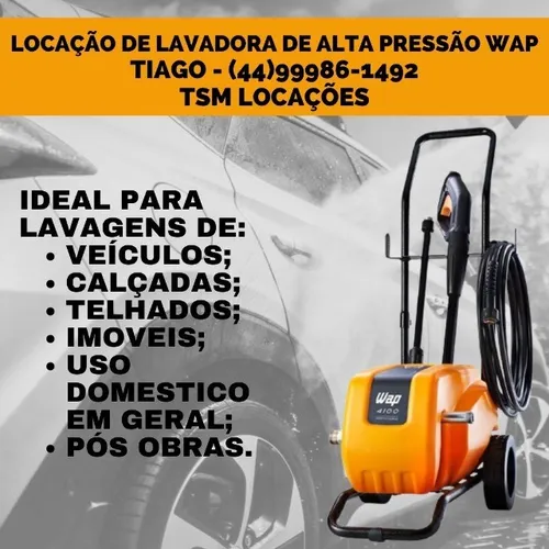 Aluguel de WAP - Lavadora de alta pressão. Alugar/Locação. (Maringá)