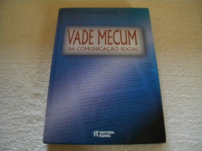 Livro Vade Mecum da Comunicação Social 1ª Edição Ricardo José Neves.