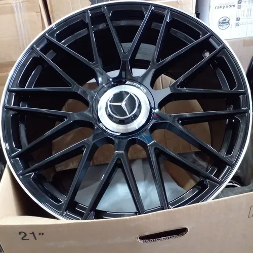Rodas Mercedes Amg GlS63 Cubo Rapido Preto Diamanatado 5x112 - 21X10 e 20x11
