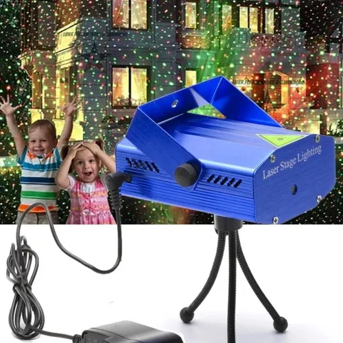 Canhão Laser Jogo De Luz Led Projetor Raios Holográfico