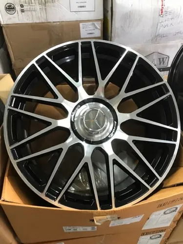 Rodas Mercedes Amg GIS63 Cupo rápido Preto Diamantado 5x112 - 20x8,5 e 20x9,5