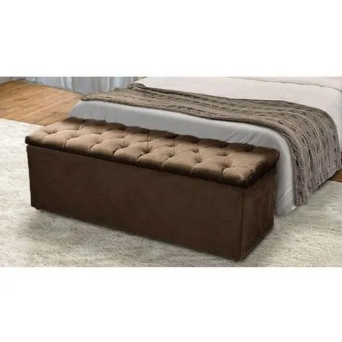 Baú Recamier Pé de Cama Casal Queen. Produto Novo Direto da Fábrica!