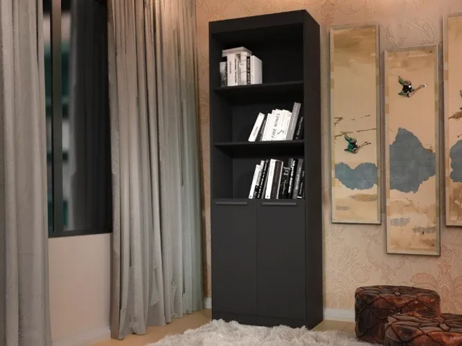 Livreiro Elis Preto Até 12x