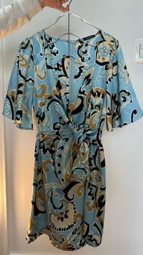 Vestido Zara estampado