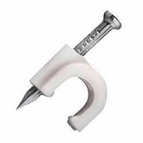 Kit 40 fixa fio Cabo miguelao Prego de Aço