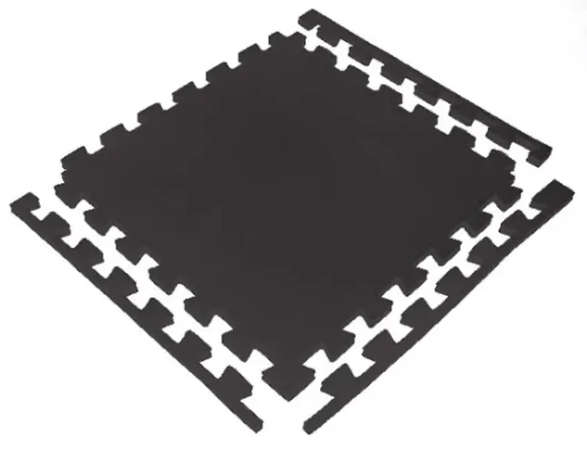 Tatame Sudoeste 1x1M 10mm Preto