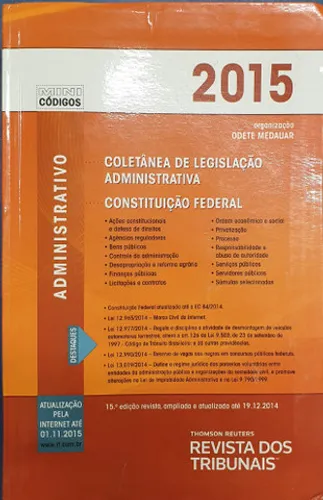 Livro: Coletânea de Legislação Administrativa