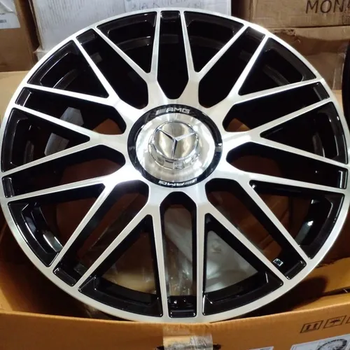 Rodas Mercedes Amg GlS63 Cubo Rapido Preto Diamanatado 5x112 - 20x8,5 e 20x9,5