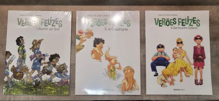 Hqs trilogia Veros Felizes editora Sesi-sp novos lacrados