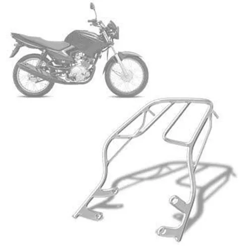 Churrasqueira bagageiro Yamaha Ybr Factor 125 09/15 Pto (Entrega Grátis)