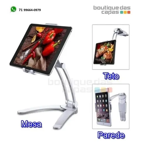 Suporte 2 em 1 mesa e parede para ipad tablet samsung LE-065 