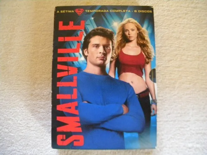 Smallville 7ª Temporada Completa Dublada Box 6 Discos Original (Impecável).