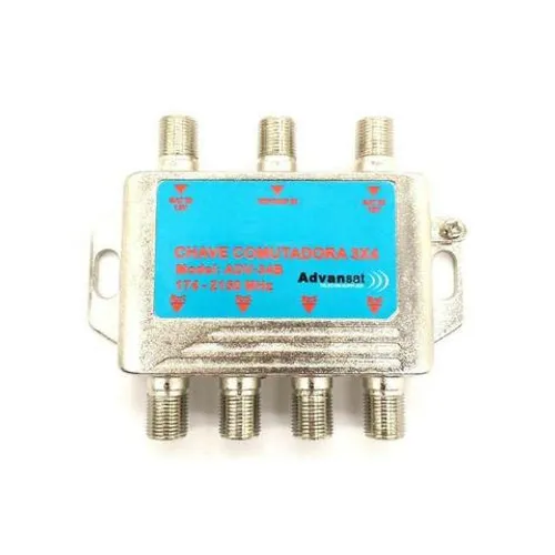 Chave comutadora 3x4 Universal C/ Diplexer Integrado