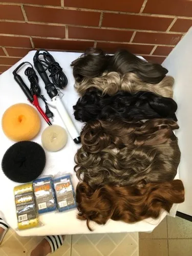 Aplique Cabelo tic tac + babyliss