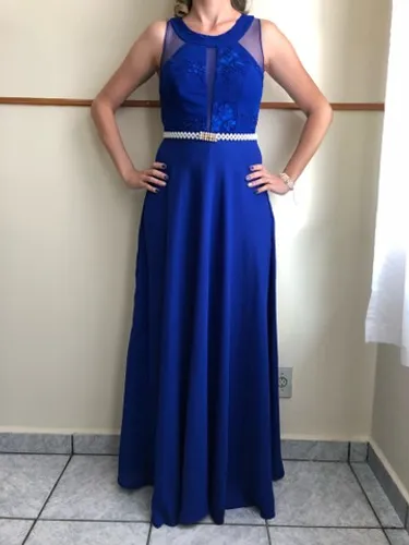 Vestido Festa Azul