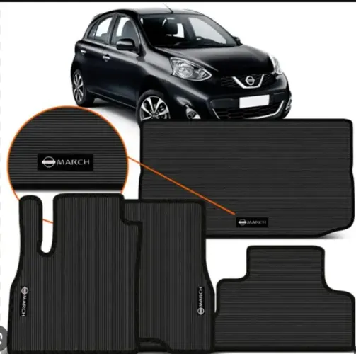 Jogo de Tapetes Nissan March 2014 2015 2016 2017 2018 2019 2020
