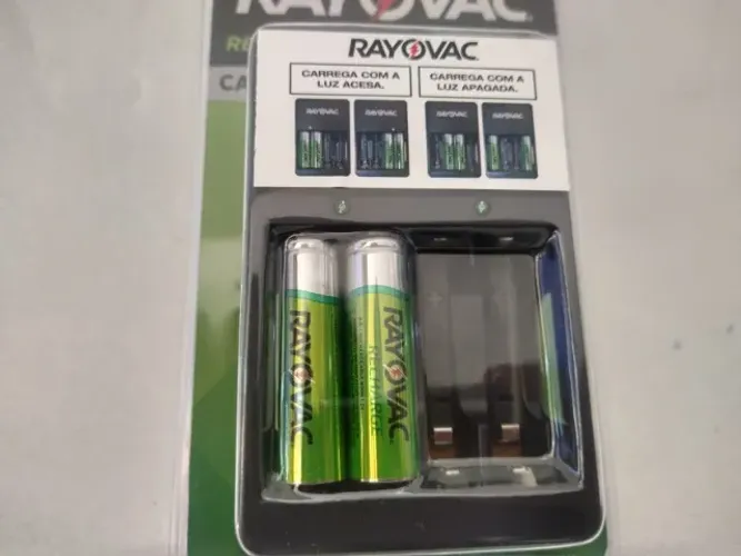 Carregador + Pilhas Recarregável original Rayovac