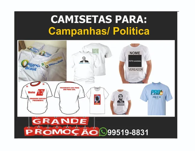 Camiseta para política