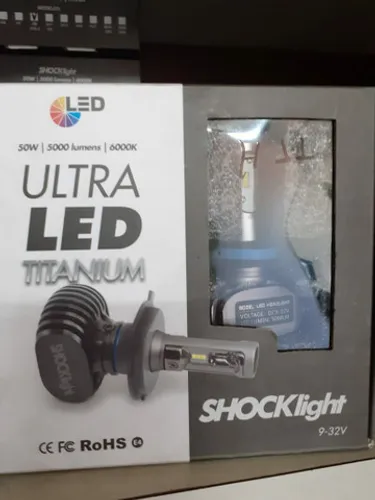 Lâmpada ultra led H11 shockligtht titanium Branca