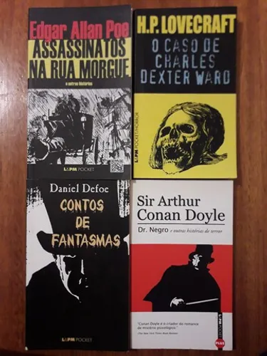 Livros de terror.