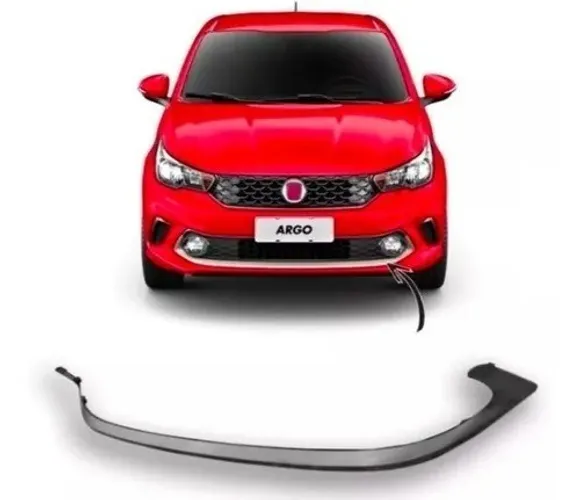 Friso Cinza Grade Inferior Fiat Argo 2017 2018 2019
