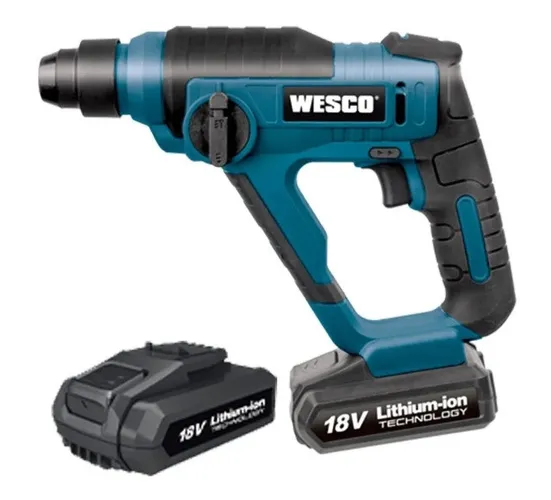 Martelete Rotativo Sds Plus 18v C/2 Bat Bivolt Ws2940 Wesco