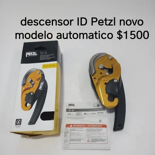 Descensor Id Petzl rapel Alpinismo escalada Stec ultra safe croll jumar