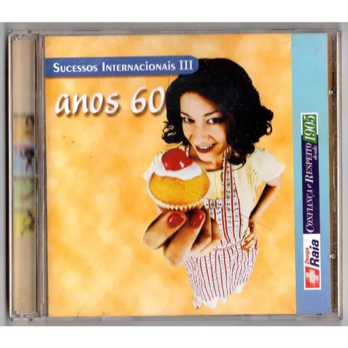 Kit 2 CDs Sucessos internacionais anos 60 e anos 90 - Droga Raia