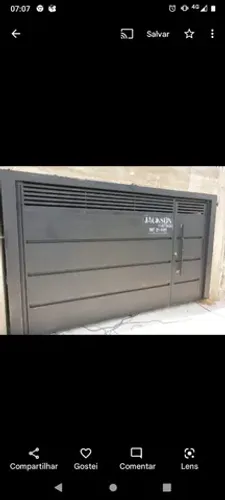 Portão basculante 3,40x2,50 $4,200 parcelo 5x sem juros