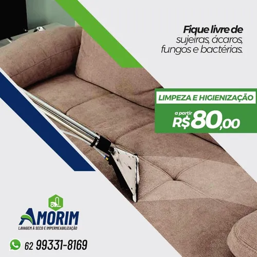 Lavagem a seco a partir 80 reais