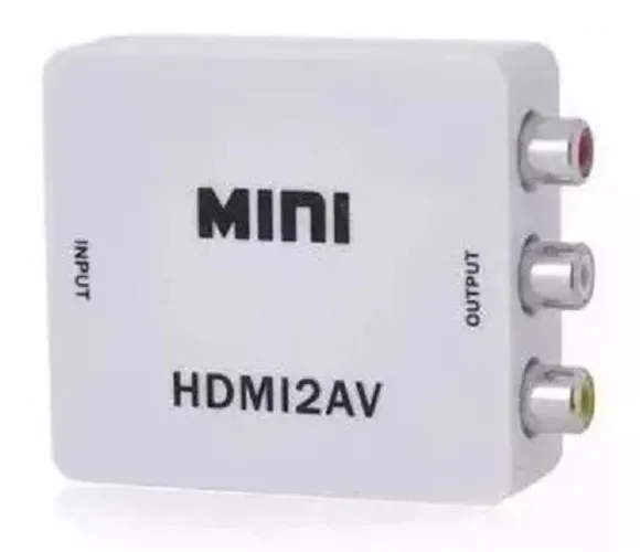 Adaptador Conversor De Hdmi Para Rca Audio e Video AV