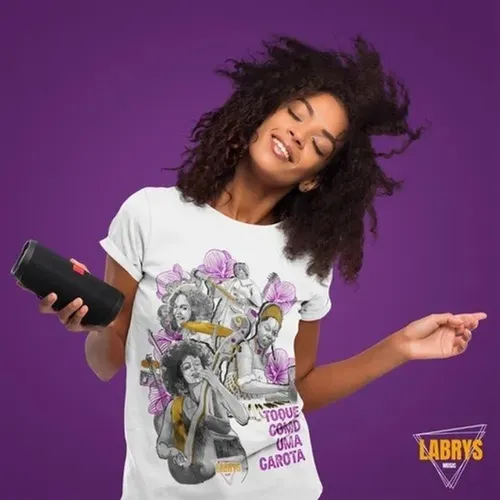 Camiseta Toque Como Uma Garota Homenagens Labrys Music