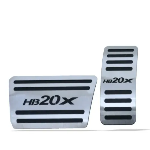 Pedaleira Inox Hyundai HB20X - Automático - GP2519
