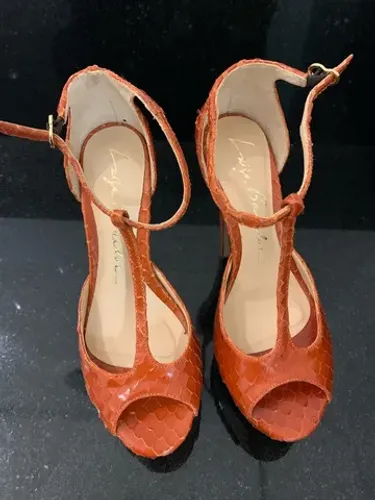 Sandália Luiza Barcelos 34 coral