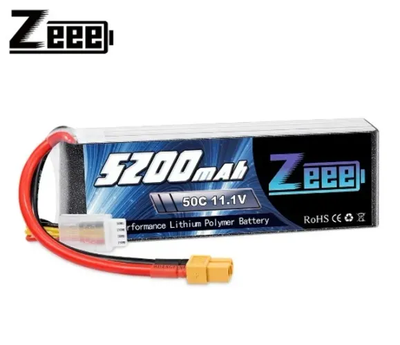 Bateria Lipo 3s Zeee 5200mah 50c P/ RC Automodelos Traxxas, Kyosho, Hpi, Arrma, etc