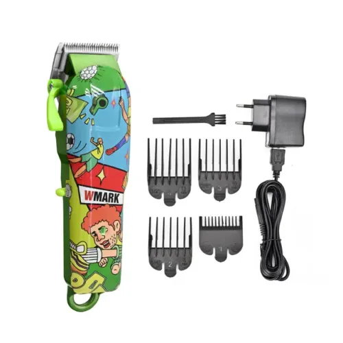 Maquina De Cortar Cabelo Profissional Sem Fio Wmark 129 Barbearia
