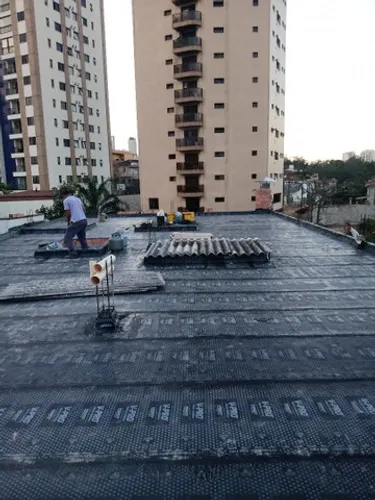 Manta asfaltica / aplicação 