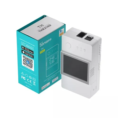 Módulo Sonoff Th Elite 20a Monitor Humidade Temperatura Wifi Automação Residencial