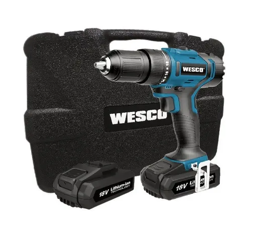 Parafusadeira Furadeira Impacto 18v 2 Bateria Ws2937k2 Wesco
