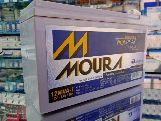 Bateria para Nobreak 12V 7Ah (Honestidade e Qualidade Distribuidora JK Eletrônicos)