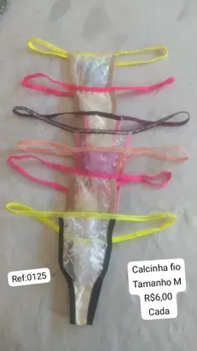 Calcinha fio tamanho M aquele precinho para renovar as antigas super qualidade