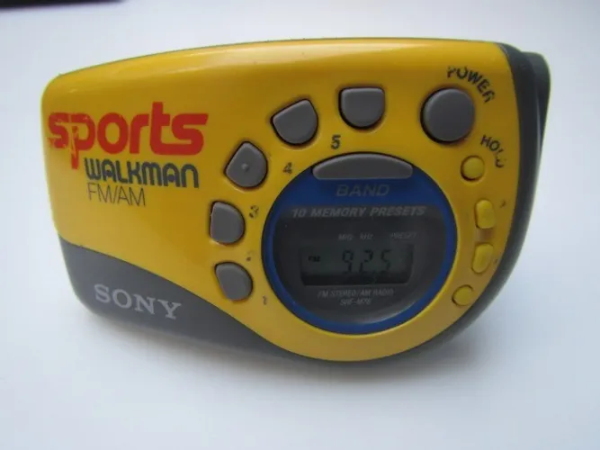 radio antigo sony sports walkman
